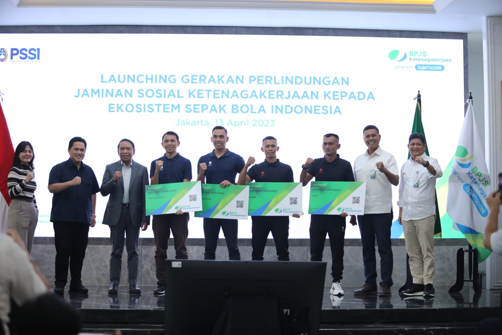 PSSI Gandeng BPJS Ketenagakerjaan Beri Perlindungan Jaminan Sosial Buat 353 Wasit