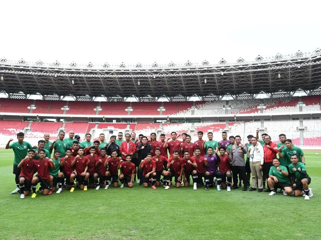 Jokowi Berikan Semangat untuk Timnas Indonesia U-20