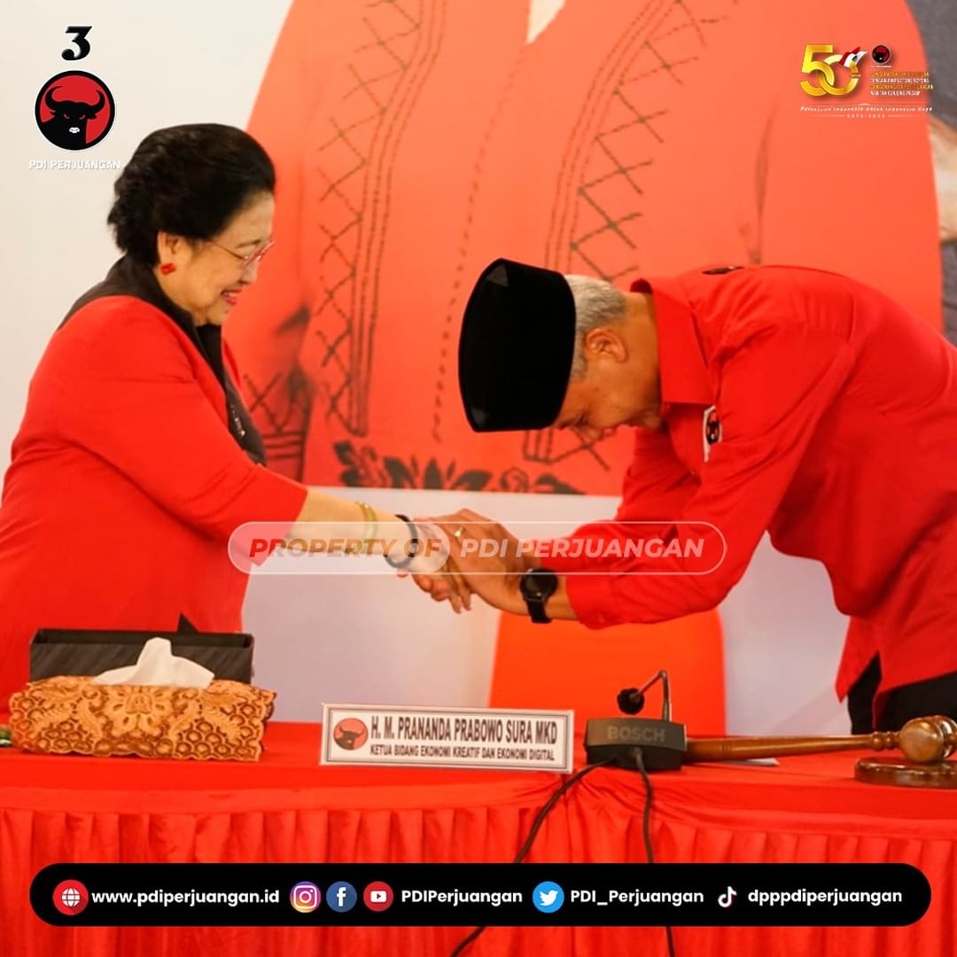 Ganjar Pranowo Resmi Jadi Bakal Capres PDIP