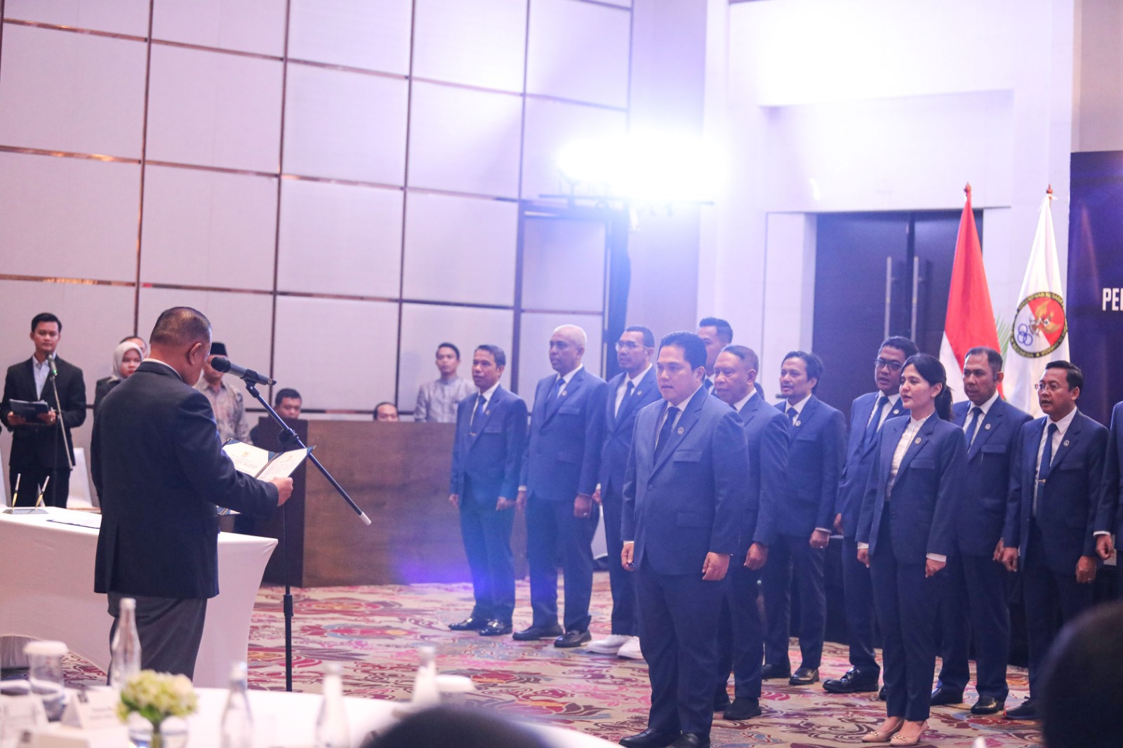 Pengurus PSSI 2023-2027 Dilantik, Erick Thohir Pastikan Yunus Nusi Tetap Jadi Sekjen