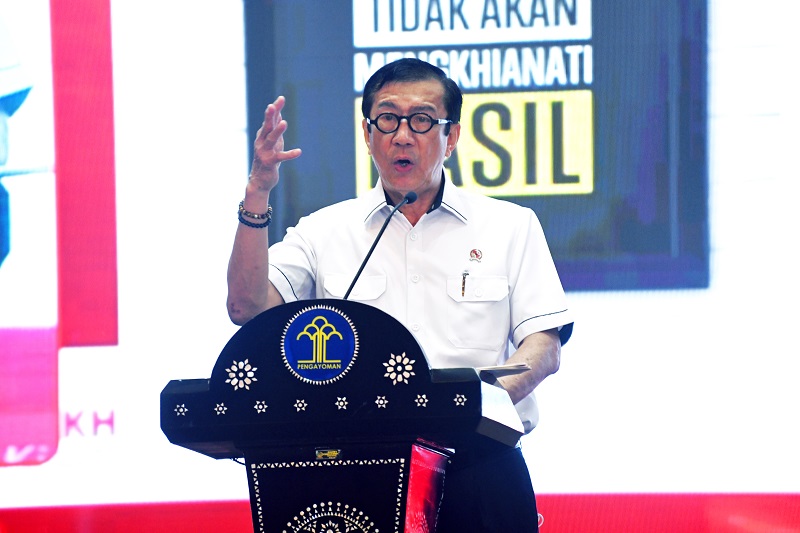 Foto: Menteri Hukum dan Hak Asasi Manusia (Menkumham) Republik Indonesia, Yasonna Laoly (dok. Kemenkumham)