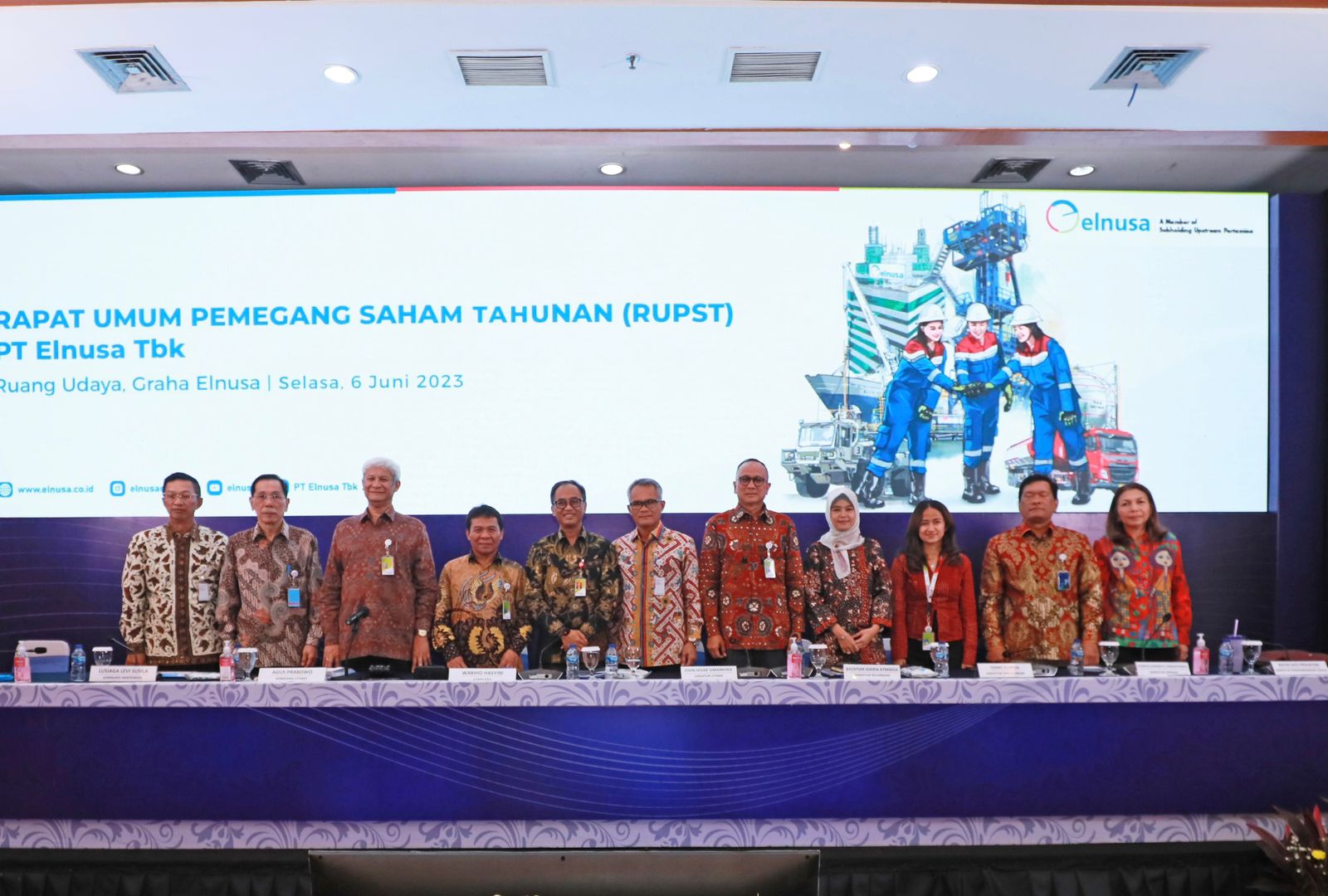 RUPST Elnusa Konsisten Bagikan Dividen 50% dari Laba Bersih
