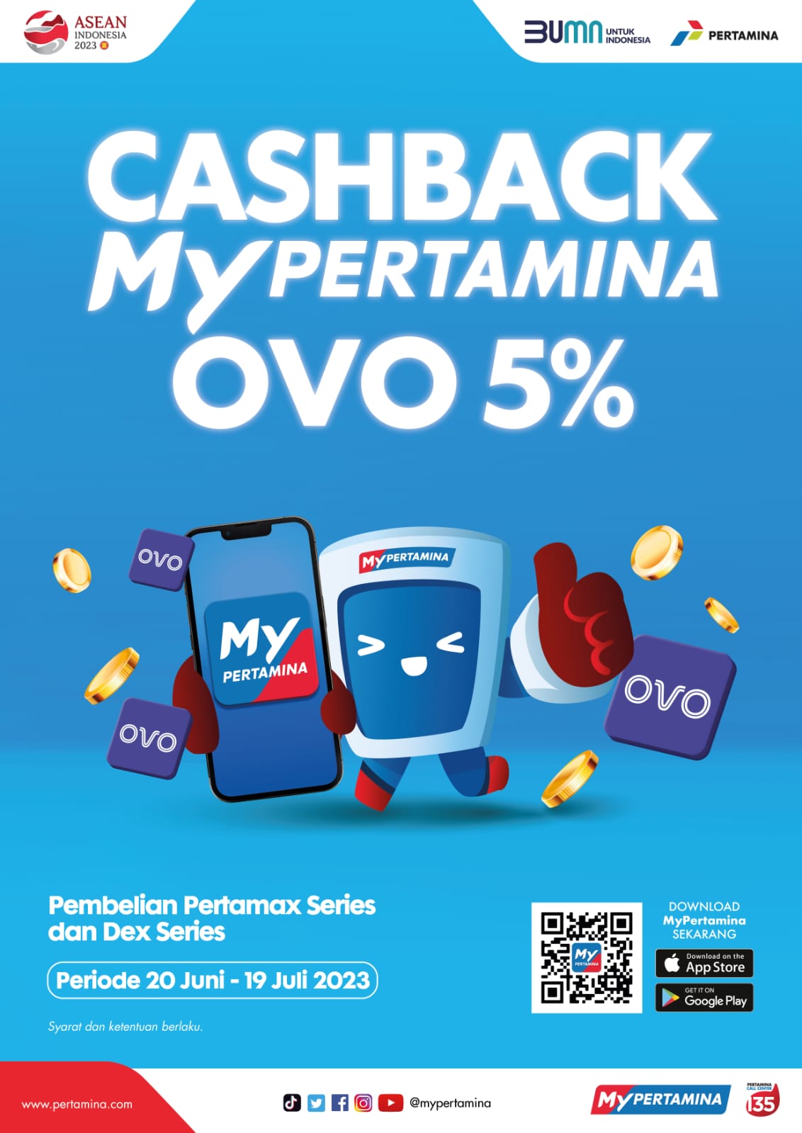 Aplikasi MyPertamina Berikan Cashback 5% Pakai OVO